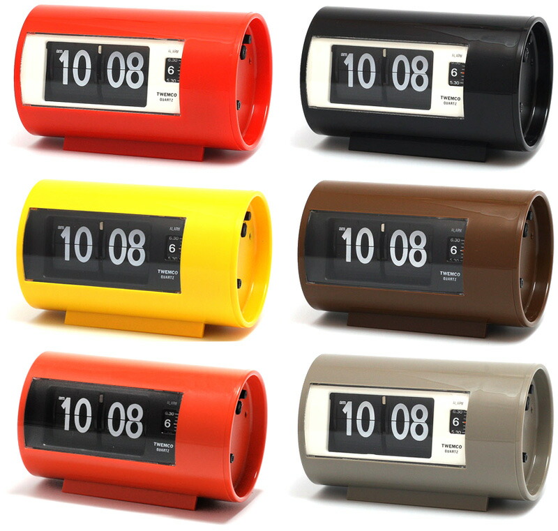 楽天市場】TWEMCO トゥエンコめくれる瞬間たたまらない 目覚まし時計