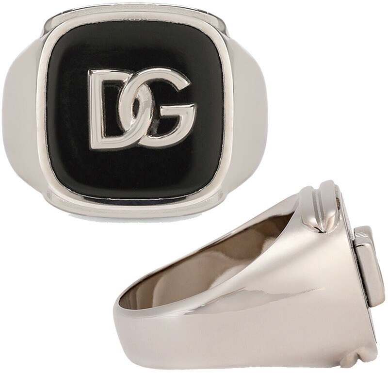 楽天市場】DOLCE&GABBANA 指輪D&G 立体DGロゴシルバーリングドルチェ