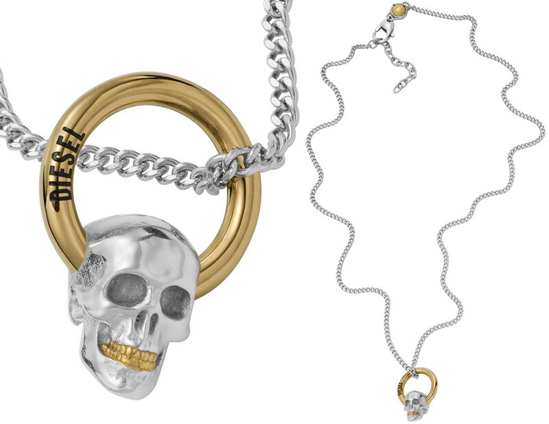 楽天市場】DIESEL ペンダントネックレスディーゼル ゴールドリング