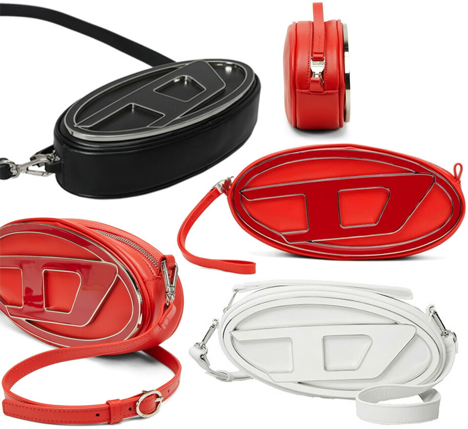 楽天市場】DIESEL ディーゼル レディース メンズオーバルDロゴ レザー