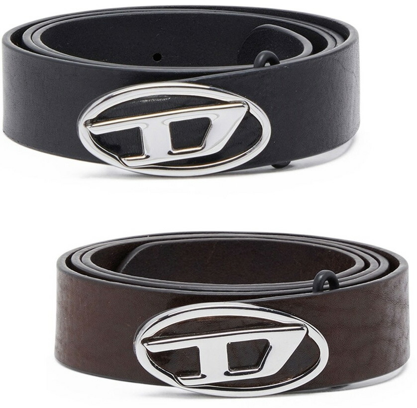 楽天市場】DIESEL ディーゼルメンズ レザーベルトDロゴメタルプラーク