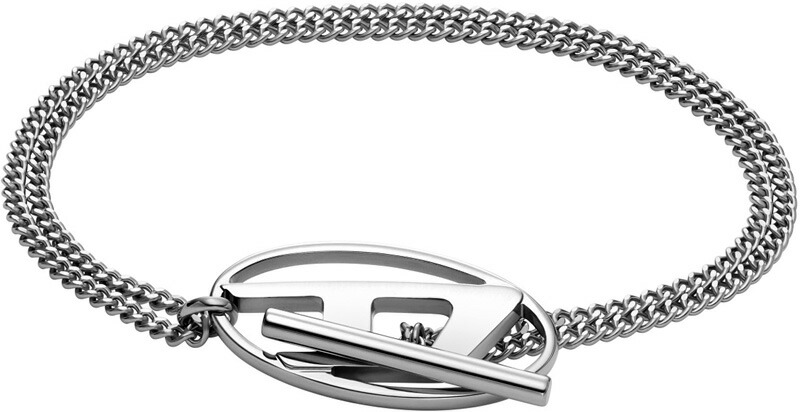 楽天市場】DIESEL ディーゼル Wチェーンブレスレットメンズ レディース