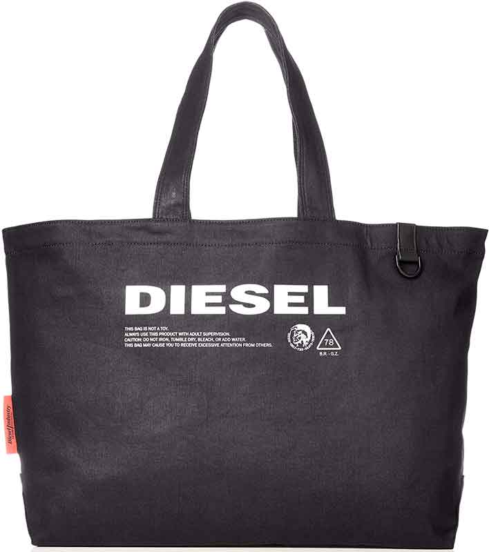 楽天市場】DIESEL ディーゼルショッピングトートバッグデニムブラック