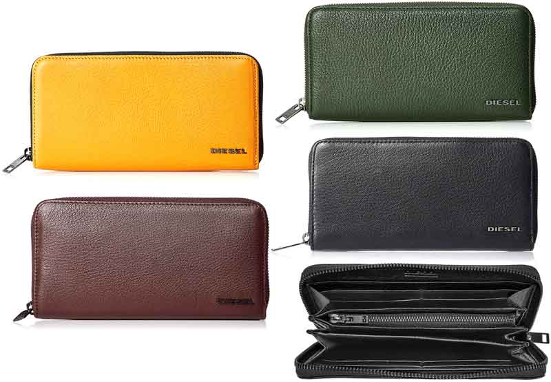 楽天市場】DIESEL ディーゼル 小銭入れ付きラウンドファスナー長財布