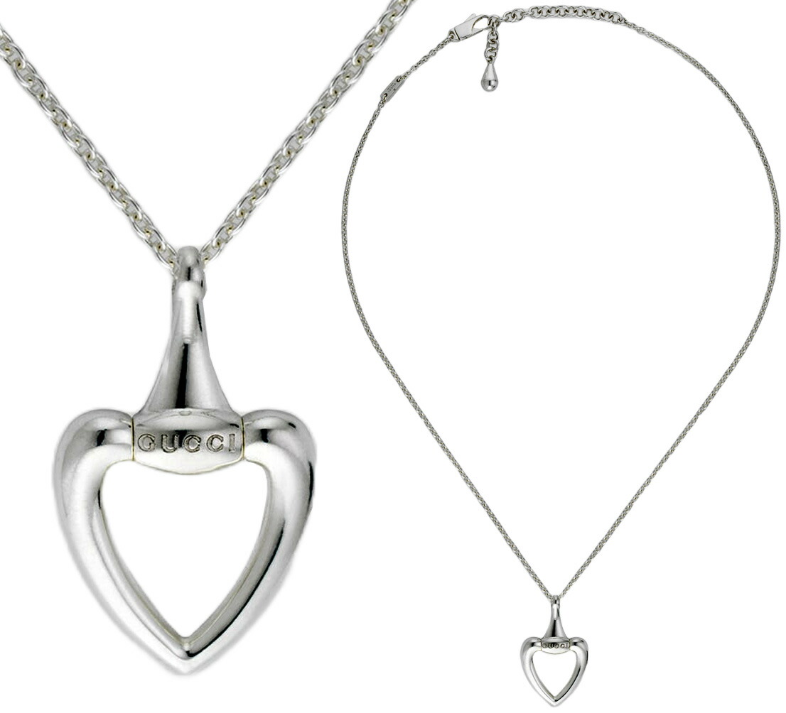 楽天市場】GUCCI グッチ レディースハートペンダントトップネックレス