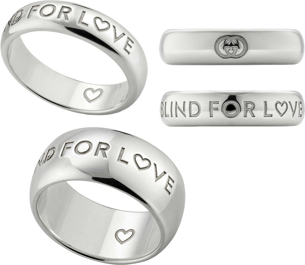 楽天市場】GUCCI グッチ 指輪 レディース メンズ シルバーリングハート