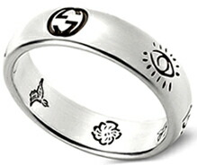 楽天市場】GUCCI グッチ リングインターロッキングロゴ シルバーリング