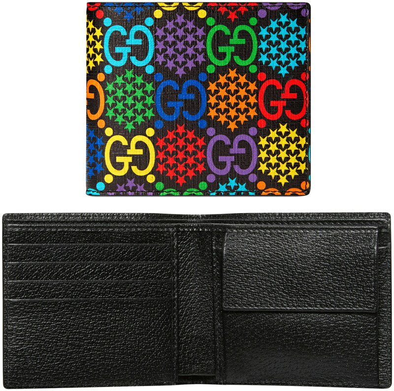 楽天市場】GUCCI グッチ小銭入れ付き二つ折り財布小銭れ無し カード