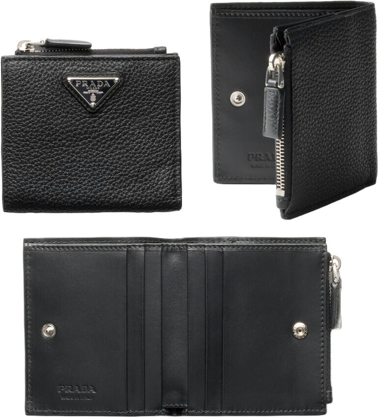 プラダ(PRADA) ファスナー メンズ二つ折り財布 | 通販・人気ランキング