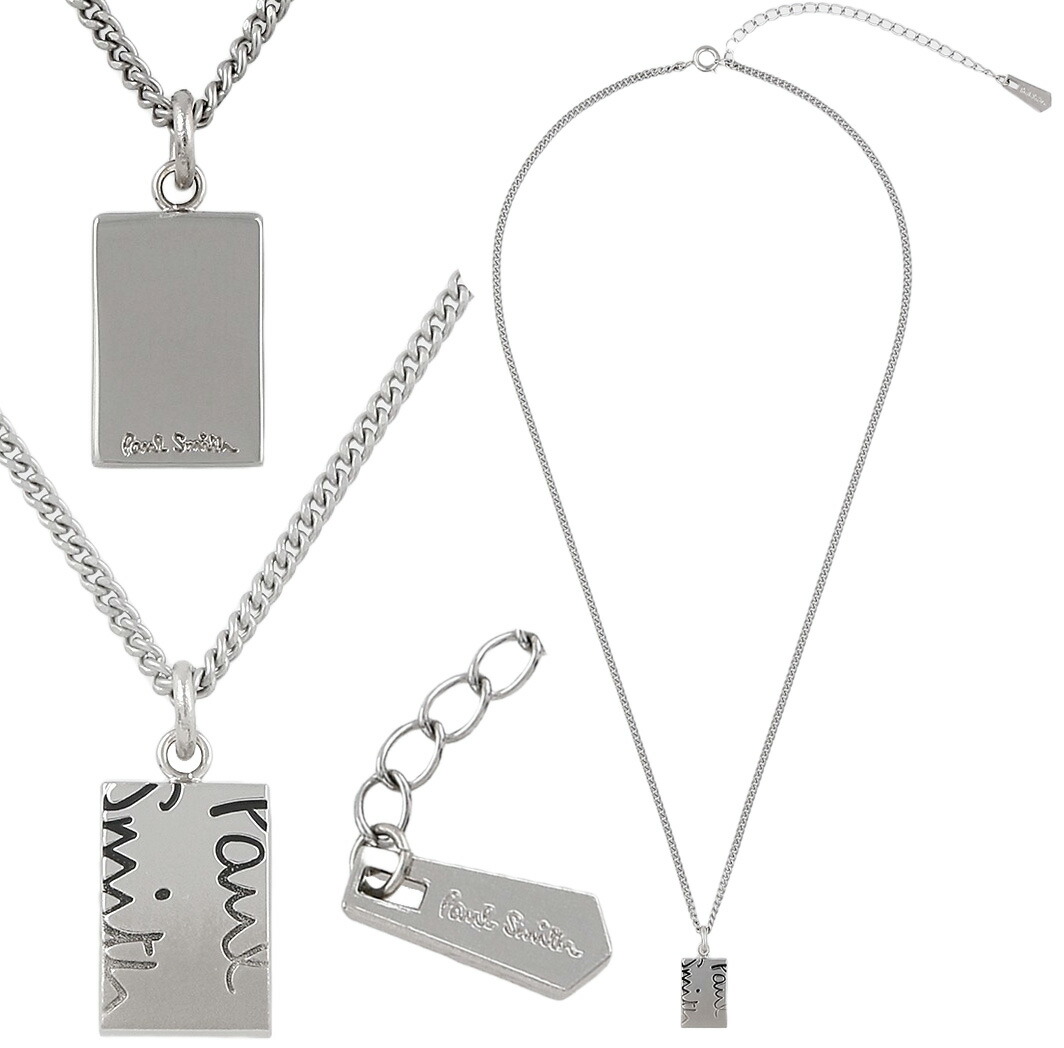 楽天市場】PAUL SMITH ポールスミス切り抜きロゴプレートペンダント