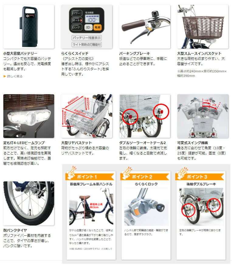 楽天市場】【完売御礼】パナソニック ビビライフ BE-ELR832V USブルー