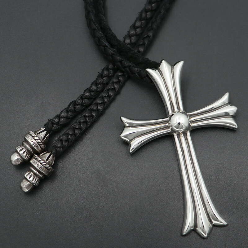 楽天市場】クロムハーツ【CHROMEHEARTS】ラージCHクロス / レザー