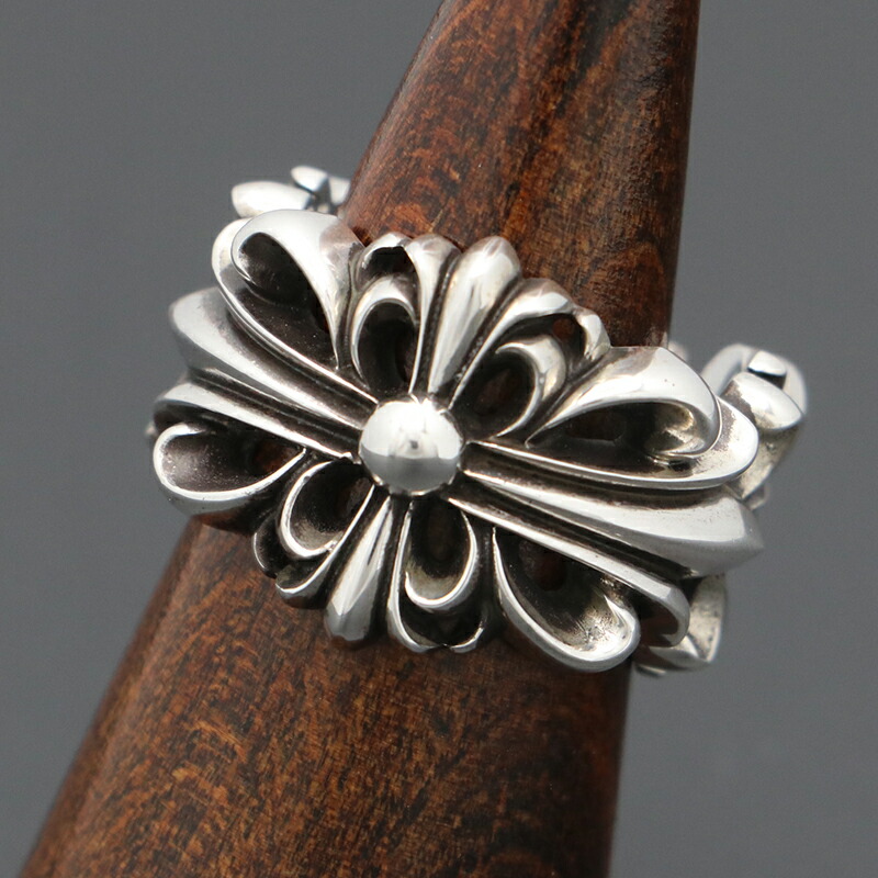 楽天市場】クロムハーツ【CHROMEHEARTS】ダブルフローラルクロスリング