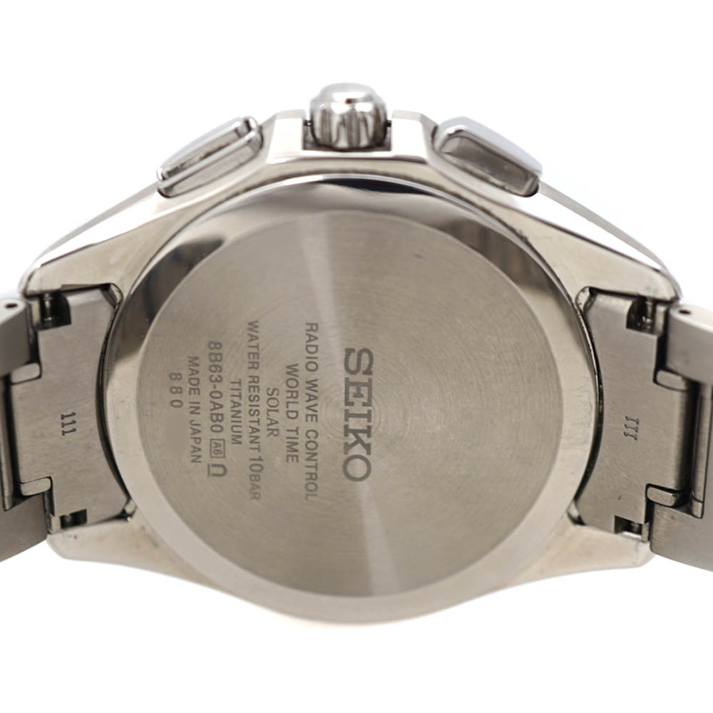 楽天市場】SEIKO【セイコー】 8B63-0AB0 ブライツ チタン ソーラー電波