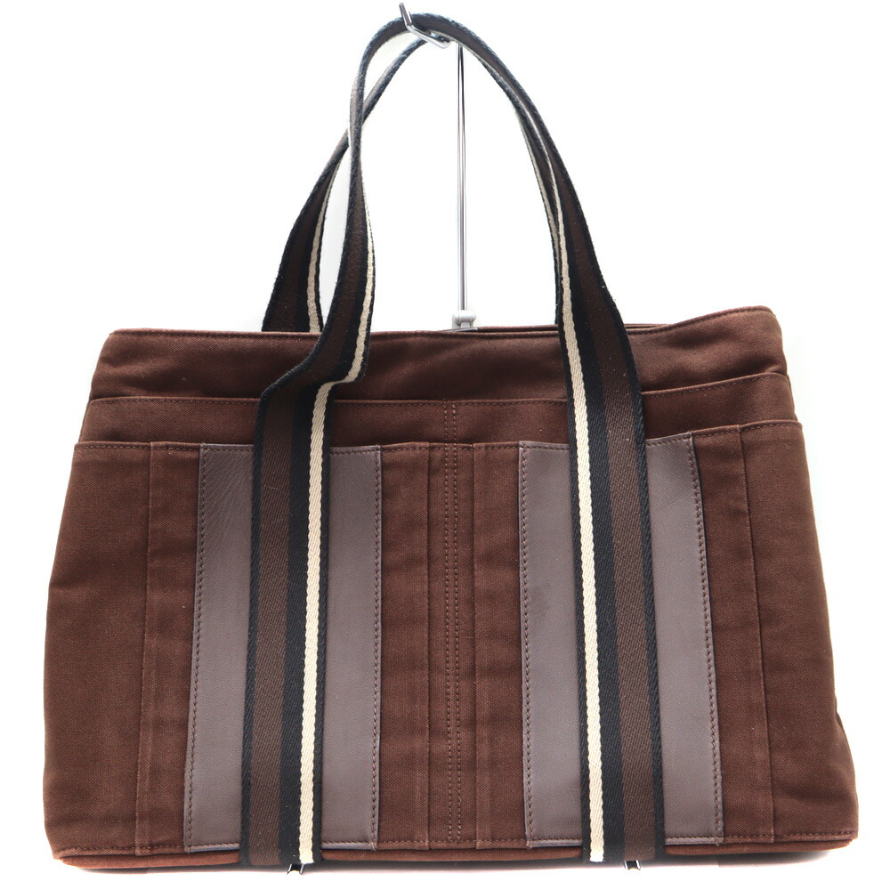 楽天市場】エルメス Hermes トロカホリゾンタルMM キャンバス レザー