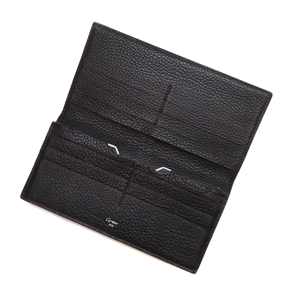 楽天市場】カルティエ Cartier サドルステッチロングウォレット 長財布