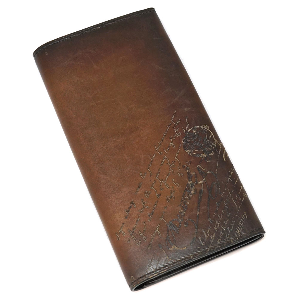 楽天市場】Berluti【ベルルッティ】2つ折り札入れ 長財布 カリグラフィ