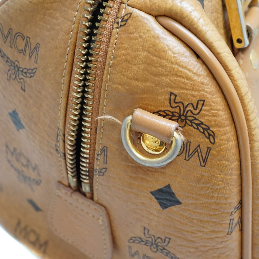 楽天市場】エムシーエム MCM ミニボストンバッグ ブラウン 鞄【中古