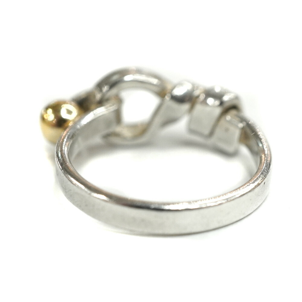 楽天市場】ティファニー Tiffany&co. フック＆アイリング K18×SV925