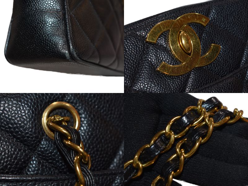 楽天市場】【おしゃれ☆中古品】CHANELチェーントートバッグ ブラック