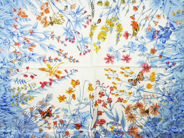 楽天市場】HERMES エルメス カレ90 大判スカーフ 『LA PRAIRIE (草原