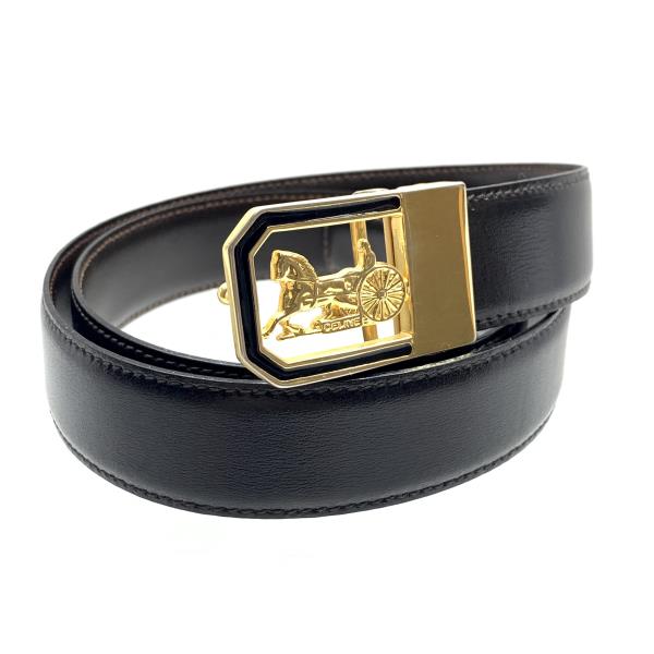 楽天市場】CELINE セリーヌ ベルト リバーシブル ブラック ブラウン 黒