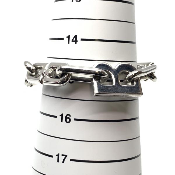 楽天市場】BALENCIAGA バレンシアガ B Chain スリム ブレスレット S