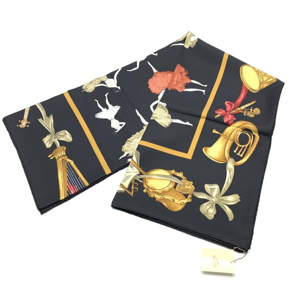 楽天市場】未使用 HERMES エルメス カレ90 LA DANCE ラ ダンス