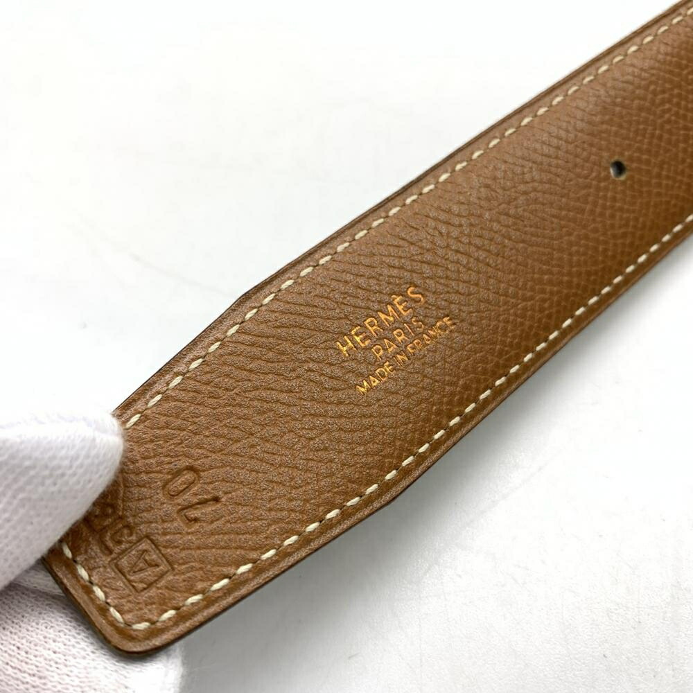 楽天市場】HERMES エルメス ホースカット レザーベルト 黒 ブラック