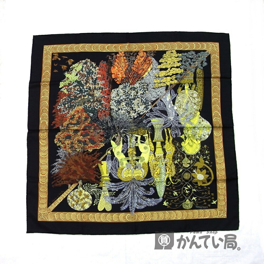 楽天市場】【極美品】HERMES エルメス カレ90 Les Legendes de L'Arbre