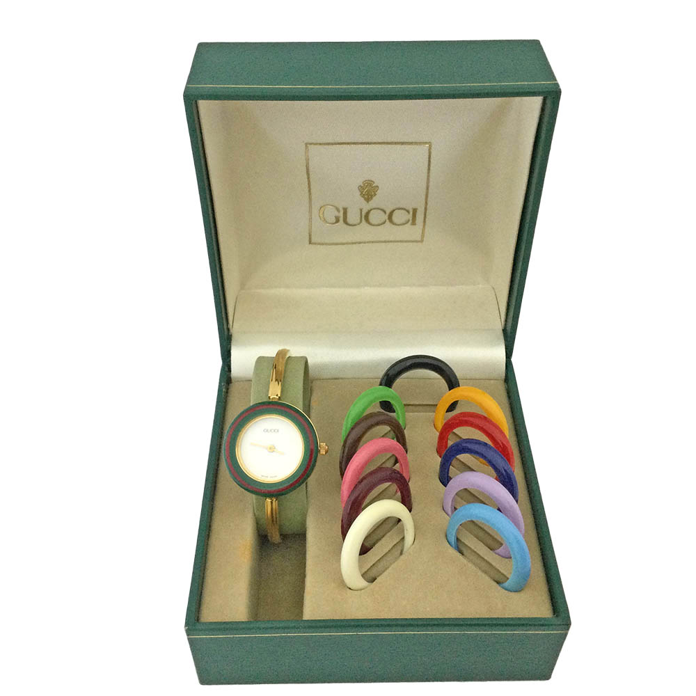 楽天市場】T【GUCCI】チェンジベゼル 11/12.2GP Sサイズ クォーツ 電池