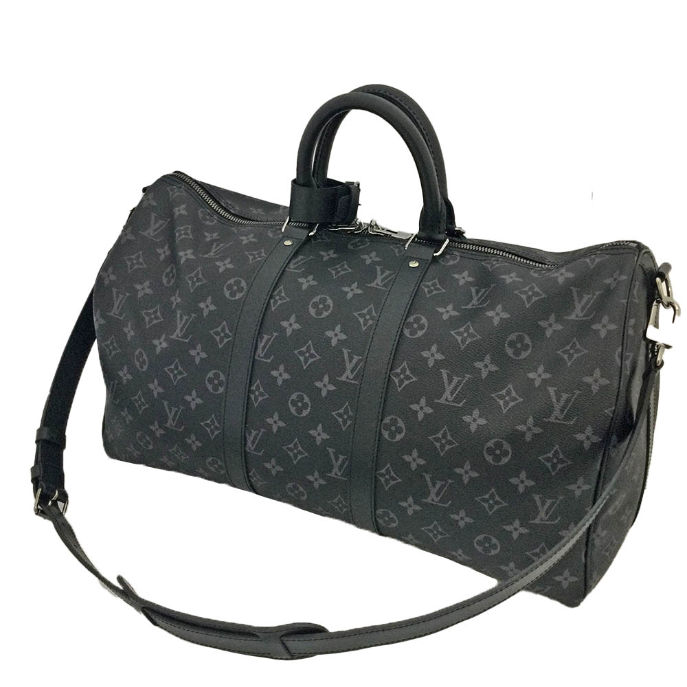 楽天市場】T【LOUIS VUITTON】キーポル45 M40569 モノグラムエクリプス