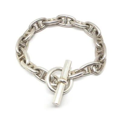 楽天市場】HERMES エルメス シェーヌダンクルMM ブレスレット 15コマ