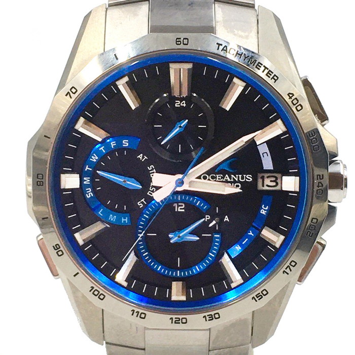 楽天市場】CASIO カシオ OCW-S4000-1AJF OCEANUS オシアナス Manta