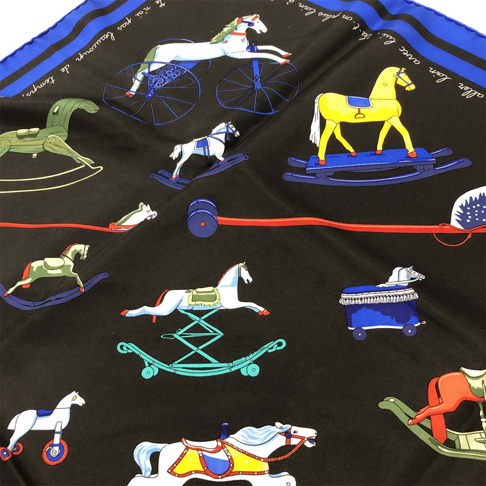 楽天市場】［南店］【未使用品/付属品〇】エルメス カレ90 お馬の話を