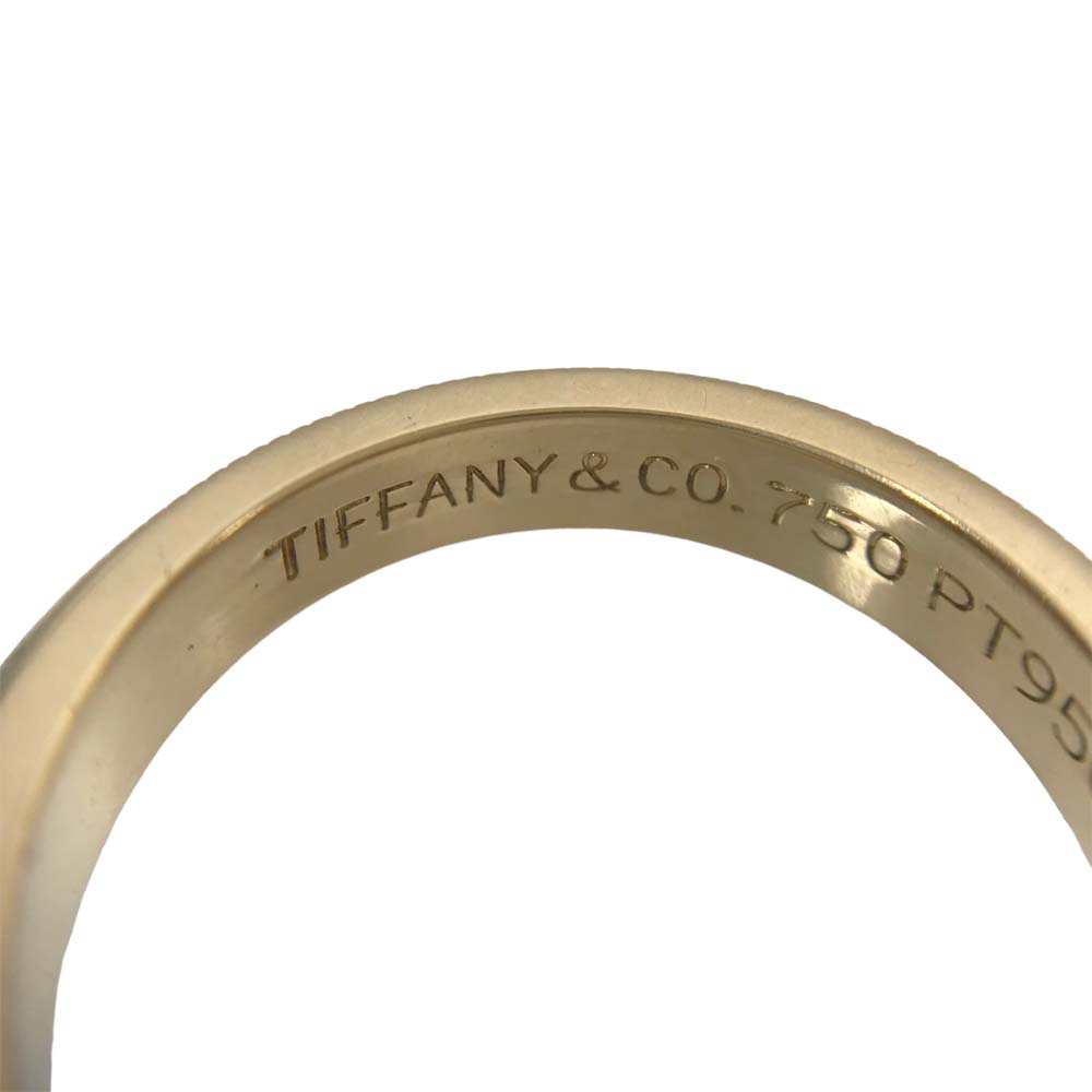 楽天市場】【良品】ティファニー ミルグレインバンドリング 750+PT950