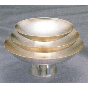 楽天市場】【送料無料】純銀盃 組銀盃 5寸 三ツ組 : カナシチ 楽天市場店