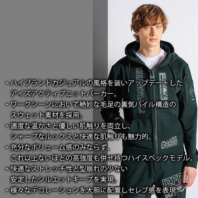 楽天市場】アイズフロンティア 8930S・8933S 秋冬作業服 作業着 P.D.