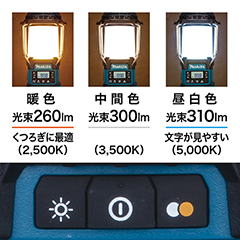 楽天市場】マキタ 充電式ランタン付ラジオ MR054（青）18V 14.4V 本体