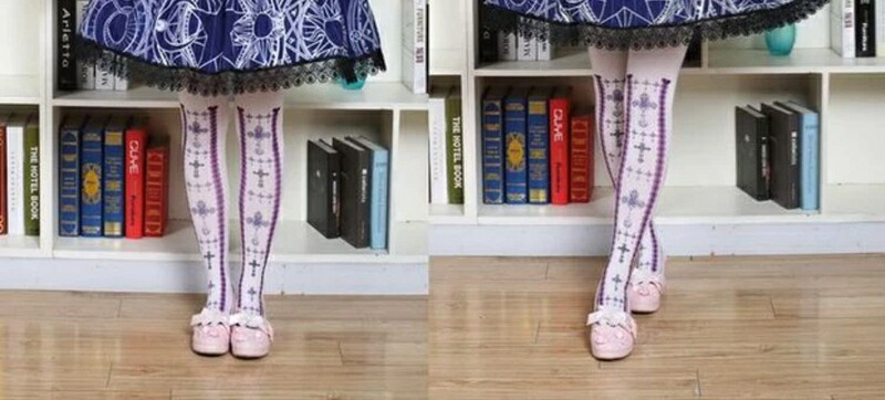 楽天市場】『魔法陣ゴシック』サクラブルーロリータスカート 星月