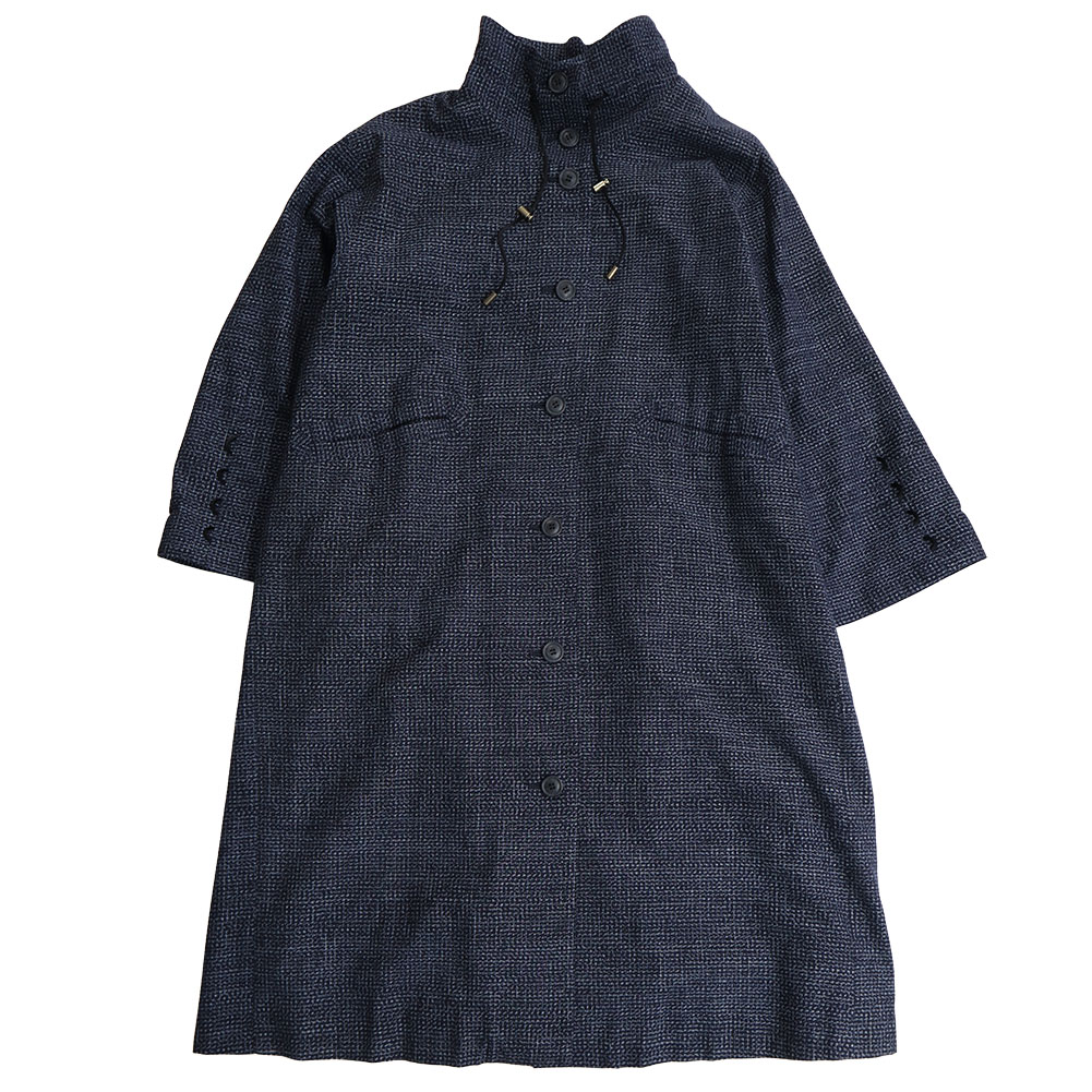 楽天市場】儀右エ門 ギエモン 久留米絣 裏地付きコート タ202 日本製