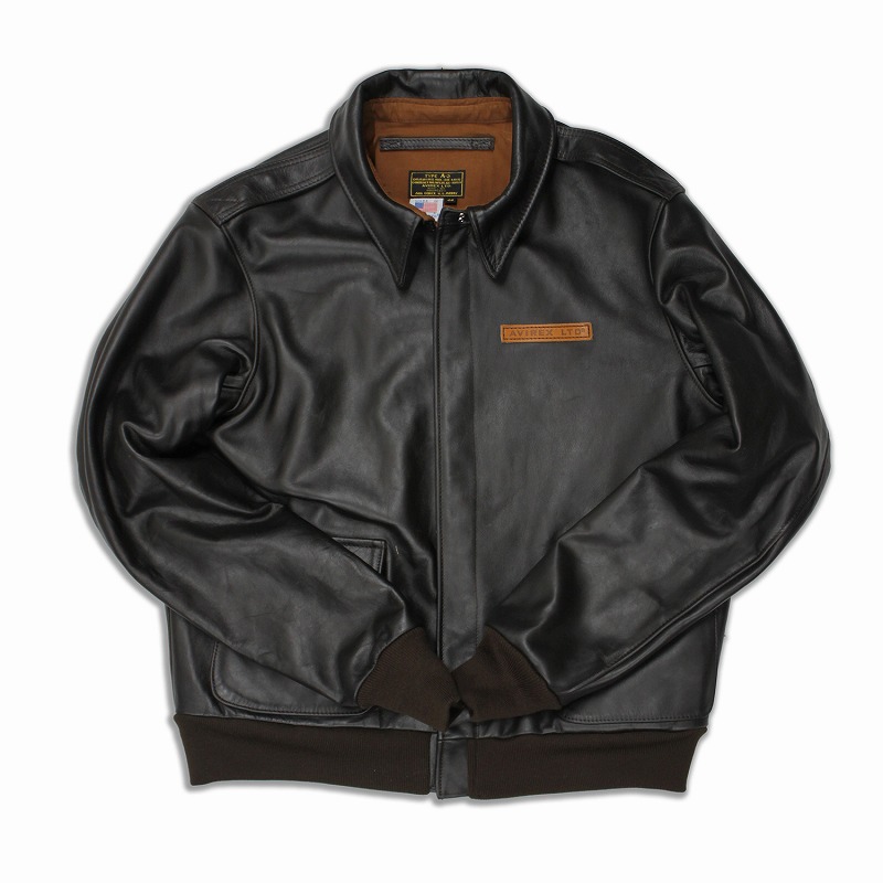楽天市場】AVIREX USA製 A-2 メンズ 本革 牛革 革ジャンフライト