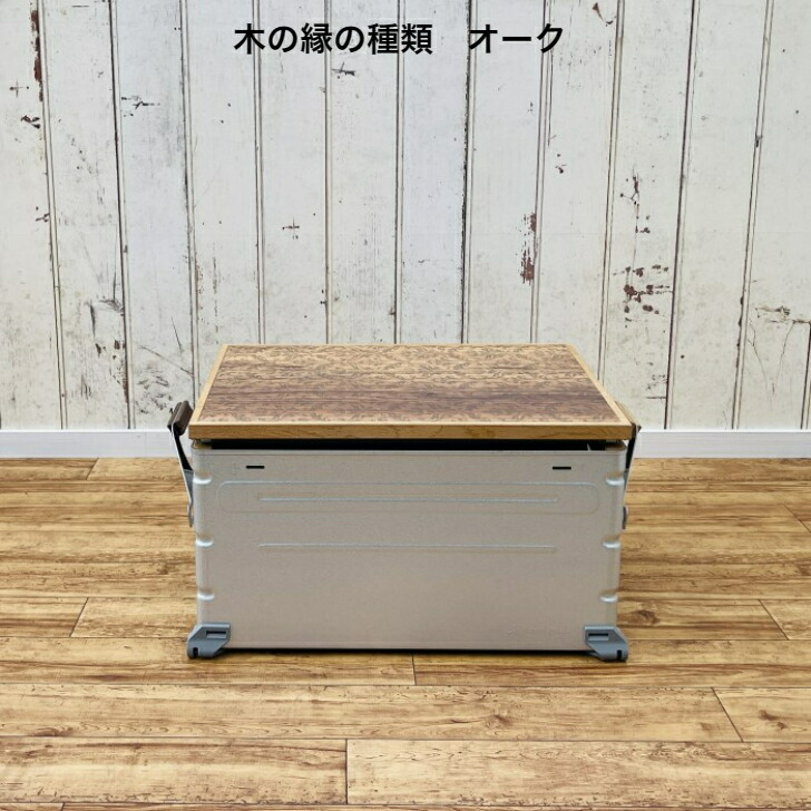 楽天市場】シェルフコンテナ 25タイプ専用 スライドレール式天板 木目