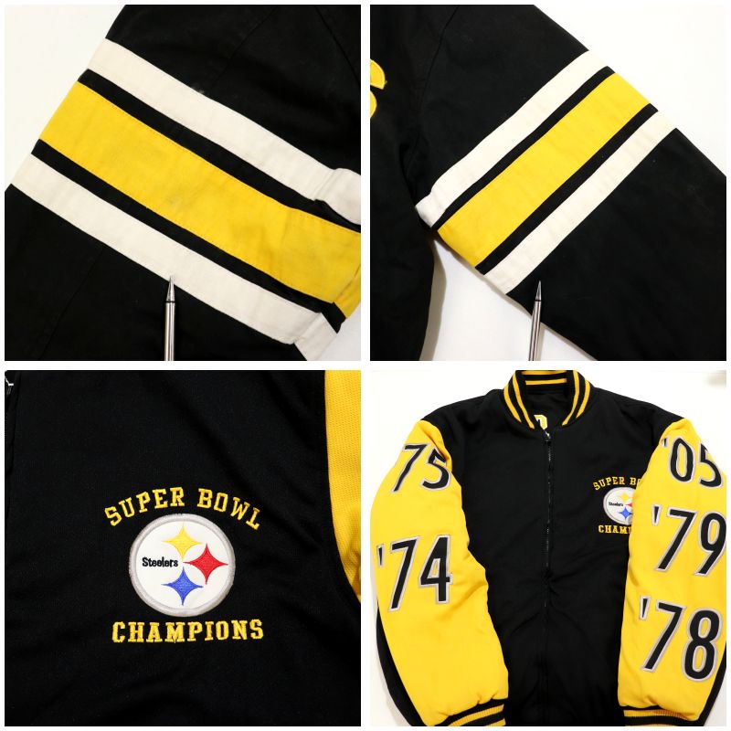 楽天市場】00s NFL ピッツバーグ・スティーラーズ リバーシブル