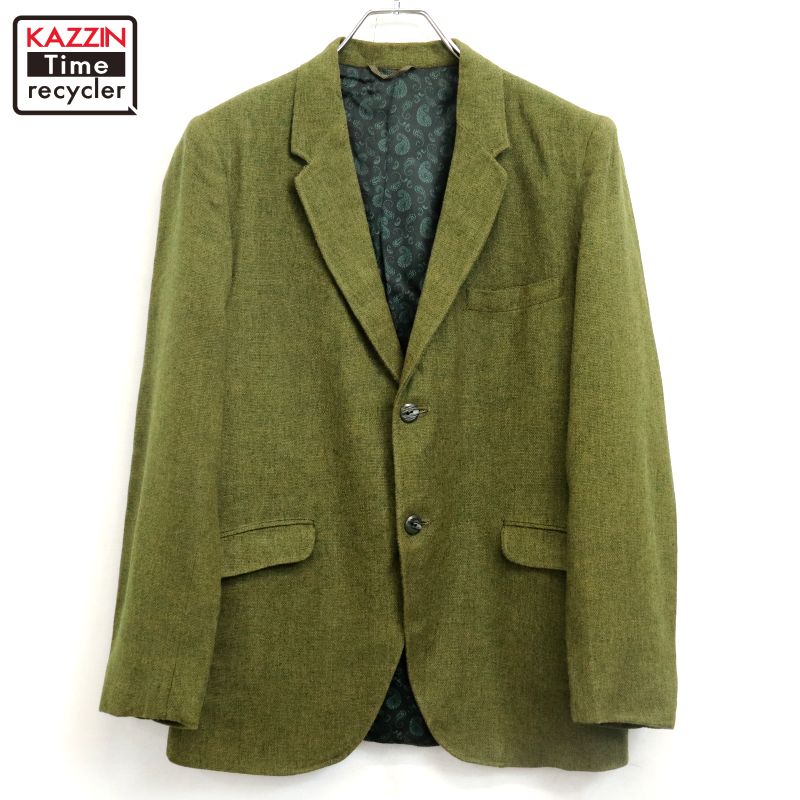 楽天市場】ウール テーラードジャケット（カラーグリーン）（コート