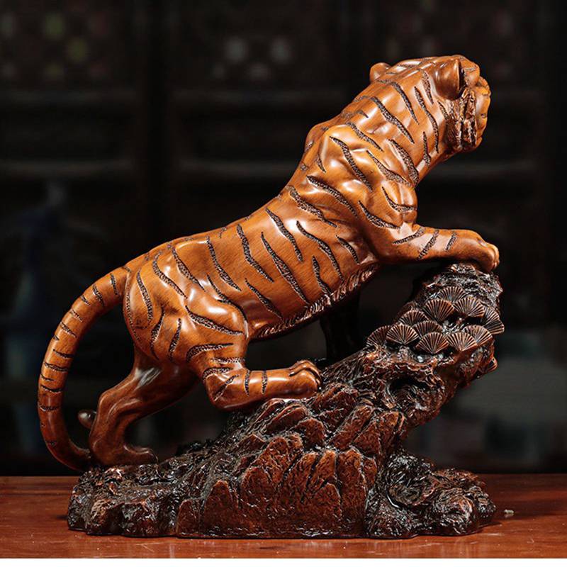 楽天市場】置物 寅 とら 干支の置物 十二支置物 虎の置物 虎人形 樹脂