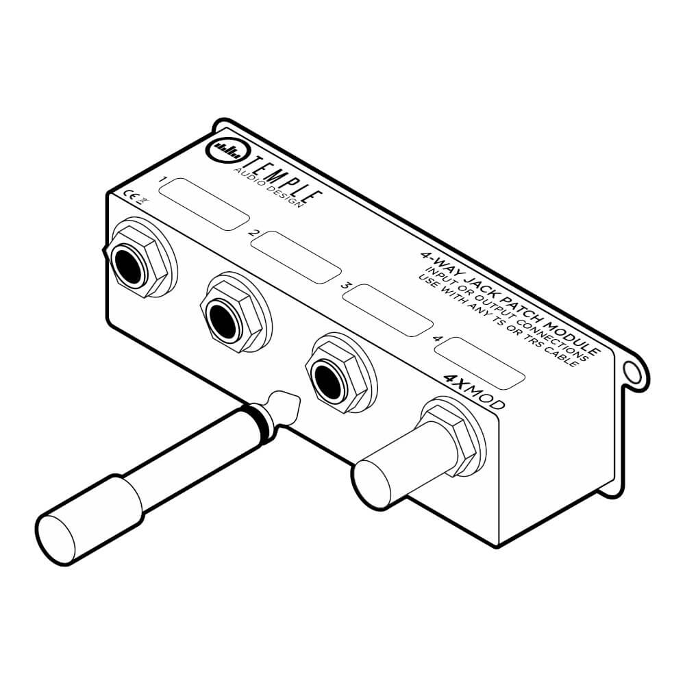 Temple Audio 4-Way Jack Module パッチ・モジュール Amazon | Temple