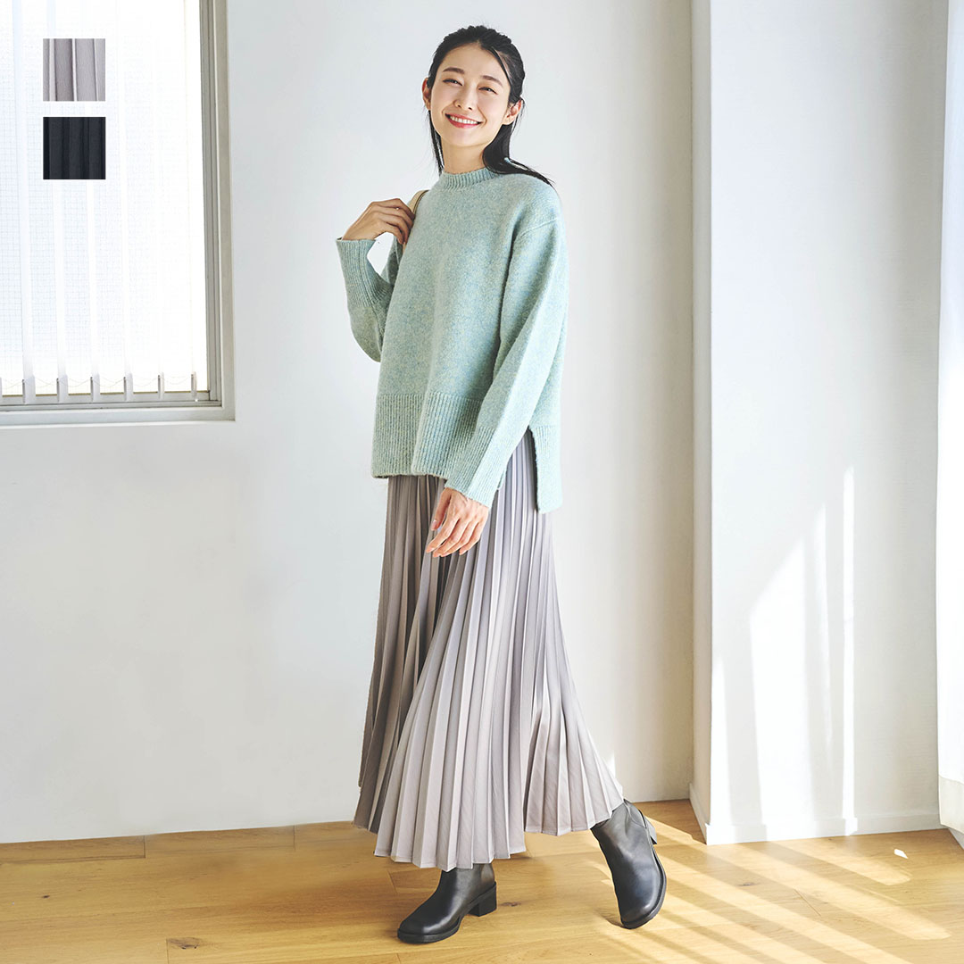 楽天市場】【KEYUCA公式店】ケユカ シルキーサテン細プリーツスカート