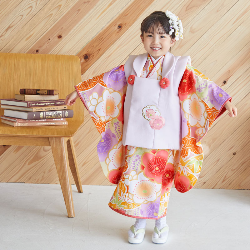 楽天市場】【レンタル】[七五三 着物 3歳 女の子] 三歳 「K093