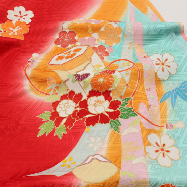 楽天市場】【2/25 10:00-☆ポイント5倍】 七五三 7歳 着物 手描き京